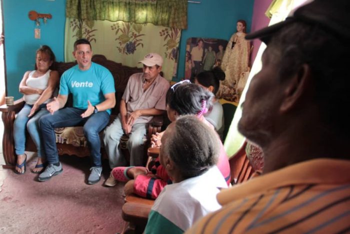 Javier Chirinos, coordinador de Vente Venezuela en Distrito Capital "No podemos ceder espacio a los socialistas pues en esta lucha las ideas de libertad deben prevalecer" Foto: Prensa Vente Vzla