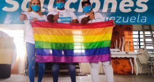 Movimiento LGBTIQ+ de Aragua efectuó llamado al Voto/ Foto: Prensa SPV Aragua